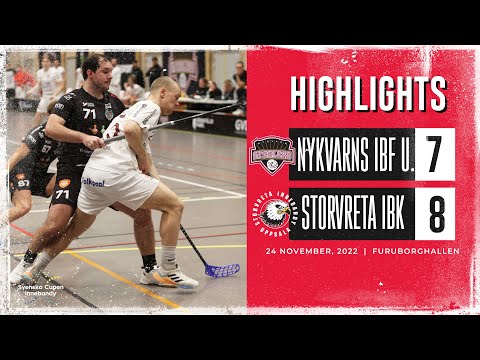 Highlights Svenska Cupen Nykvarns IBF Ungdom vs Storvreta IBK 7-8