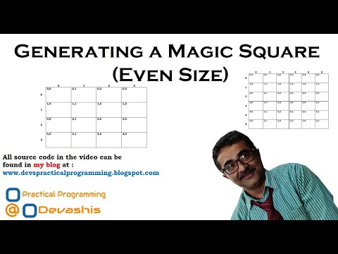 Magic Square (Even sized)
