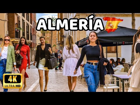 🇪🇸[4K] ALMERÍA, Spain - Europe's Sunniest City Walking Tour - Andalusia's Most Oriental Capital