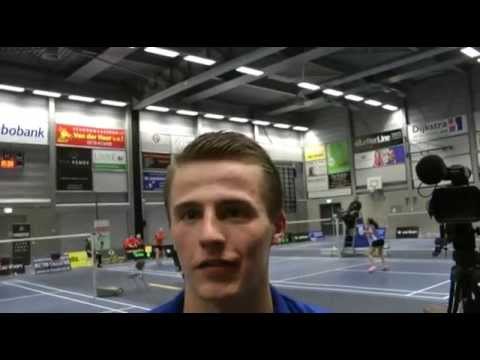 interview met Marc Caljouw na gewonnen partij van Eric Pang