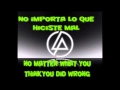 Linkin park She Could sub ingles español 