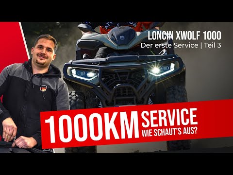 LONCIN X-WOLF 1000 – Endurance test over! What does the first service show?