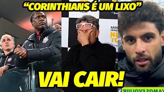 NETO PERDE A CABEÇA! CORINTHIANOS CHEGAM FUNDO DO POÇO APÓS VEXAME