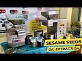 White And Black Sesame Seeds सफ़ेद और काले तिल का Oil Extraction Dem