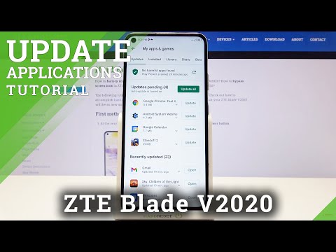 How to Update Apps in ZTE Blade v2020 – Find Newest Apps Version