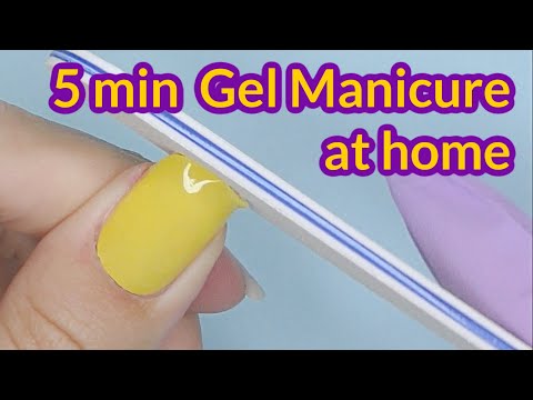 Gel Manicure at home in 5 MINUTES! Touch in Sol Gel Stickers Review