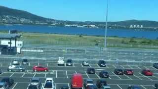 preview picture of video 'Belfast Lough from the ferry terminal...'