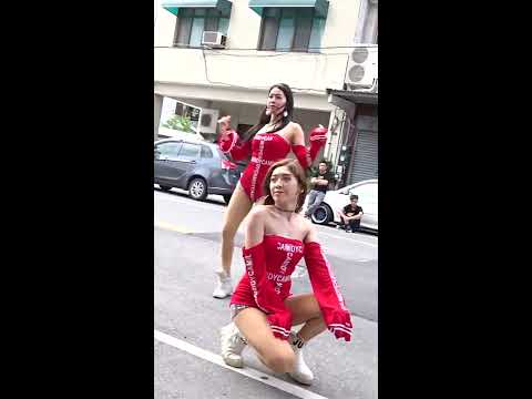 Baby Queens。皇后舞團。呆呆。小萬。小艾 D.Holic 디홀릭 - Chewy 쫄깃쫄깃 @2018.03.17 台東福安宮繞境