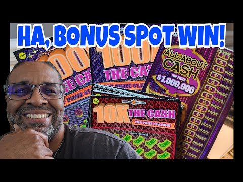 This was a pretty safe mix of scratch off tickets!