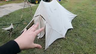 Waterproofing Canvas Dropcloth Tarp/Tent (Harbor Freight Pai