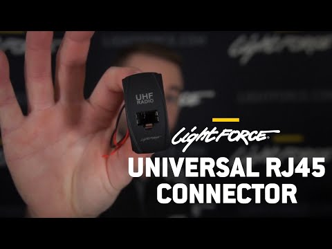 Lightforce Universal RJ45 Passthrough Connector - CBRJ45U