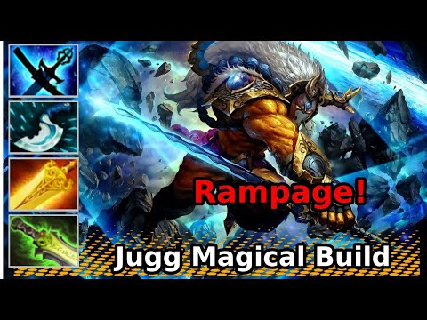 Juggernaut Magical Build, Rampage, Radiance + Ethereal Blade | Dota 2 New Meta Highlights