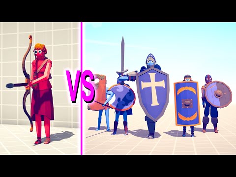 ARTEMIS vs SHIELD Team - Totally Accurate Battle Simulator TABS