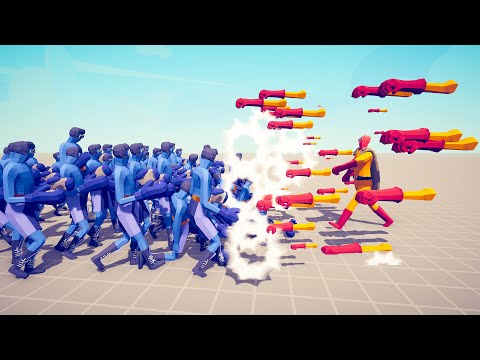 SAITAMA FROM ONE PUNCH MAN vs 50x UNITS - Totally Accurate Battle Simulator TABS