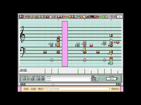 Vs. Count Cannoli (Wario: Master of Disguise) - Mario Paint