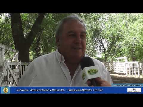 14-12-22 - José Alonso - Remate de Martín y Alonso S.R.L. - Huanguelén, Bs.As.
