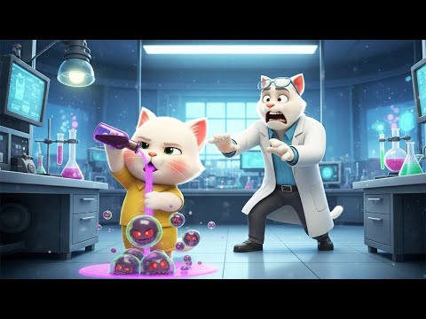 😱🐱 The Kitten Lost Control and Destroyed the City… Until Dad Cat Came Back 💔| AI Cat Story