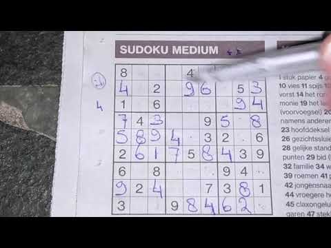 Find the speed that works for you!  (#1122) Medium Sudoku puzzle. 07-09-2020