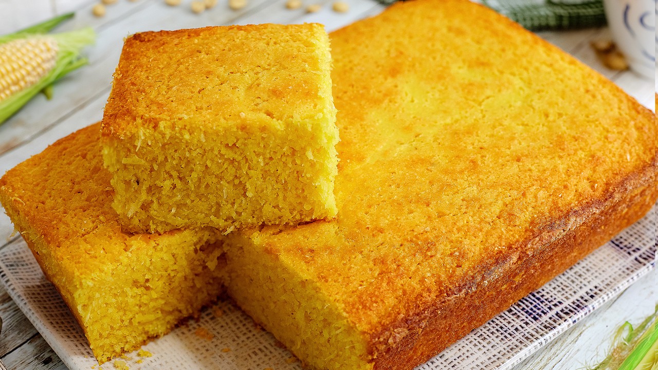 VOCÊ FEZ BOLO DE MILHO ERRADO A VIDA TODA E NÃO SABIA - BOLO CAIPIRA DE MILHO VERDE