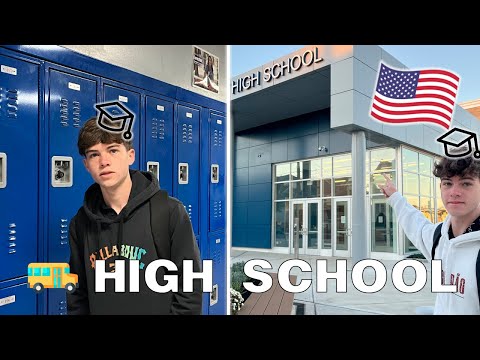 MEU PRIMEIRO DIA NA HIGH SCHOOL  - Estudando nos EUA