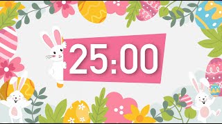 25 Minute Easter Timer with Uplifting Music (4K) ✨🐰