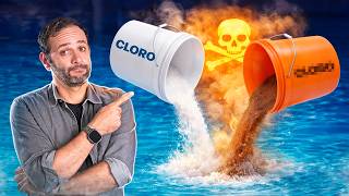 DO NOT DO THIS in the POOL! The DANGER of CHLORINE!