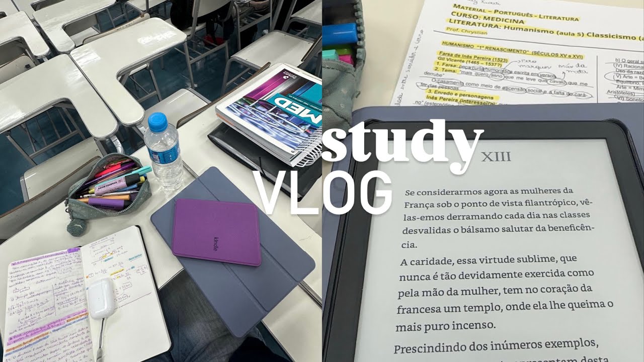 study vlog | routine of a medical student in the in-person course
