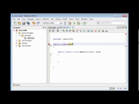 Netbeans Java Tutorial 2 Hello Youtube