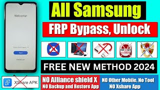 All Samsung Galaxy Frp Bypass without pc 2024 | New Method