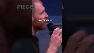Hey go f--k yourself get that guy out of here.Jon Moxley kicked this fan out after making his return