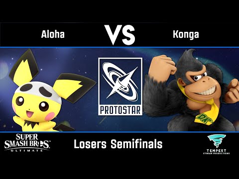 Aloha (Pichu) vs Konga (Donkey Kong) - Losers Semifinals - Protostar #20