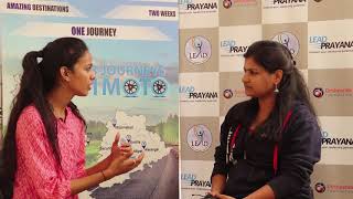 preview picture of video '• LEAD Prayana 2018 | Route-1 Prayanees' Interviews| E01| Megha Samaga •'