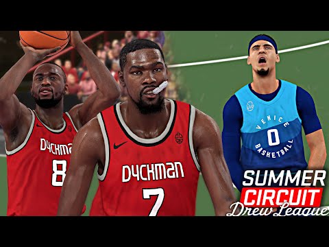 NBA 2K19 Summer Circuit #7 - Kevin Durant & Kemba 40+ Points EACH @ DYCKMAN PARK!!