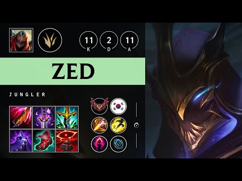 Zed Jungle vs Viego: Legendary - KR Grandmaster Patch 14.24