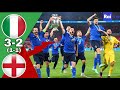 Riassunto Italia 3 2 Inghilterra La Finale Euro 2020 HD Commento Italiano