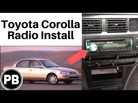 1993 - 1997 Toyota Corolla Radio Install