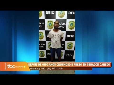 APÓS OITO ANOS, SUSPEITO DE ASSASSINATO É PRESO EM SENADOR CANEDO