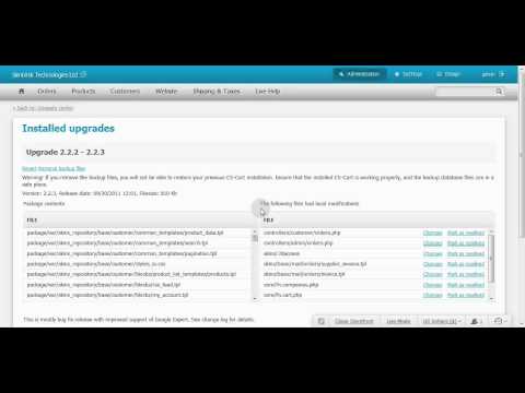 Resolving local modification conflicts after CS-Cart upgrade