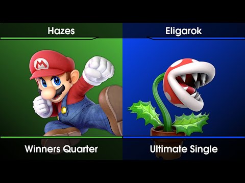 Dreamland Weekly #8 - Hazes (Mario) Vs. Eligarok (Piranha Plant) SSBU Ultimate Tournament