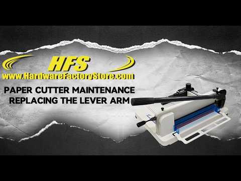 Paper cutter support video thumbnail