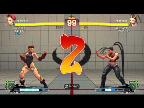 Aqua [Ibuki] vs NiKe5123 [Cammy] SSF4 Japanese Online Ranked Matches - TRUE-HD