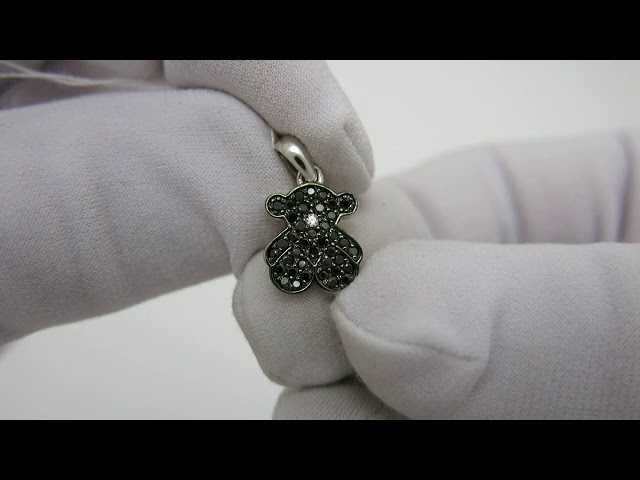 Срібний кулон "Ведмедик Tous" ксх24 Відео огляд