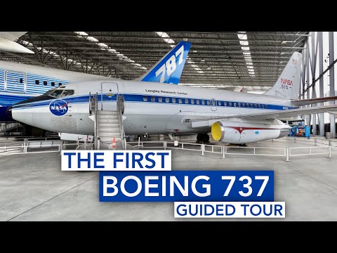 Detailed tour around the first Boeing 737 in Seattle Detailed tour around the first Boeing 737 in Seattle