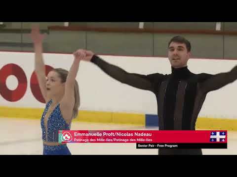 Emmanuelle Proft and Nicolas Nadeau - Skate Canada Challenge 2023. LP.