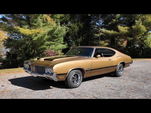 1970 Oldsmobile 442 W-30 cold start / test drive
