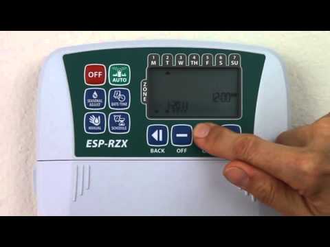 Rain Bird ESP RZX   Setting the Date and Time