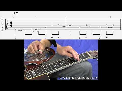 Daytripper - for Dobro in "Drop E" (Em7 Tuning) EBDGBD