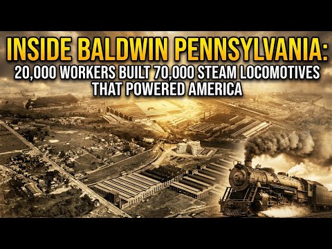 Inside Baldwin Pennsylvania: 20,000 Workers Built 70,000 Steam Locomotives — That Powered America