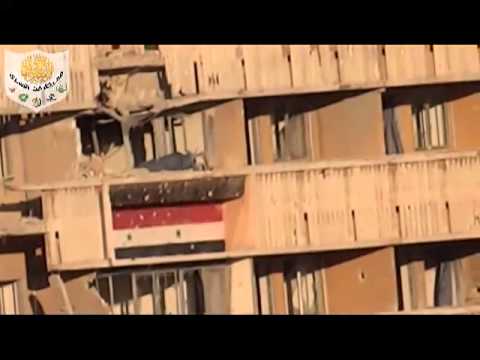 رصد واستطلاع  لنقاط قوات النظام في مشفى الكندي في حلب من قبل جيش المهاجرين والأنصار ضمن مجريات معركة فك الأسرى