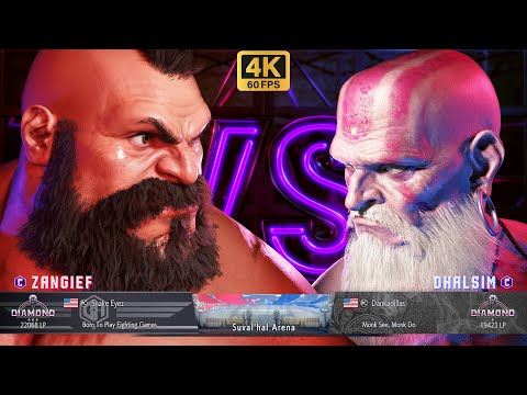 SF6 🔥 SNAKE EYEZ (ZANGIEF) Vs DANKADILLAS (DHALSIM) 🔥 4K ACTION 🔥 STREET FIGHTER 6